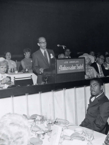 Stanley H. Chan at the Ambassador Hotel in Los Angeles