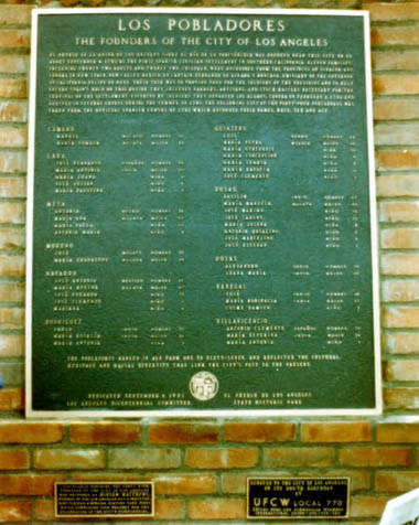 Founders Plaque