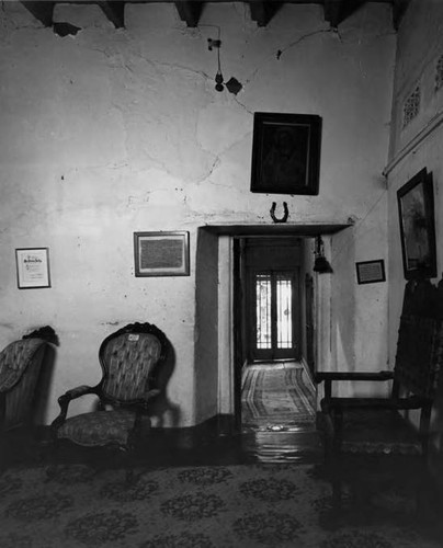 Interior of the Avila Adobe