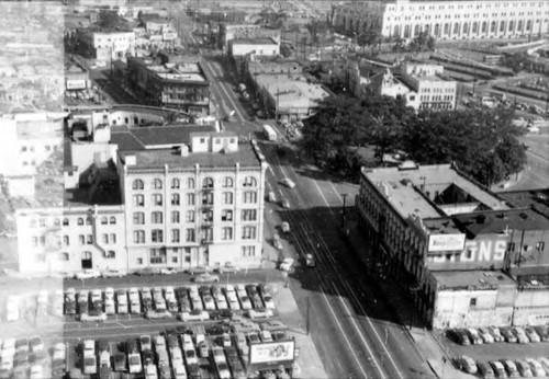 Aerial view of the Plaza