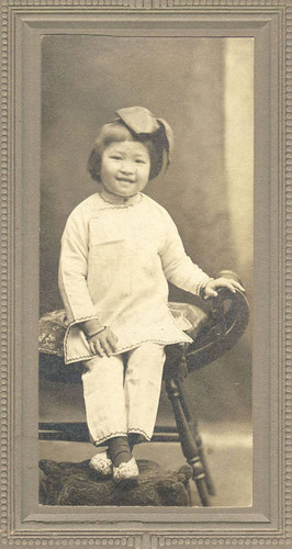 Portrait of Dorothy Siu at three years