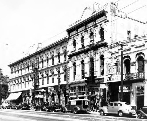 Merced Theater and Pico House Main Street facades