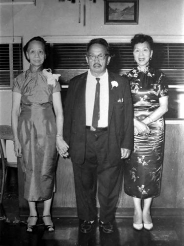 Howard Quon's mother, uncle, and Dr. Bessie Jeong