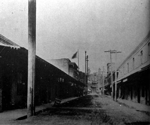 Looking west on Marchessault Street