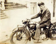 Man on a motorcycle