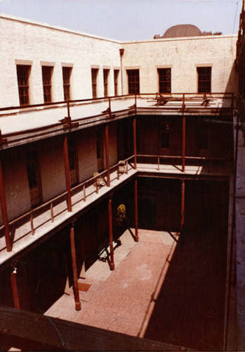 Pico House patio from second floor