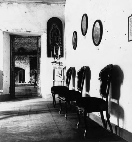 Interior of the Avila Adobe