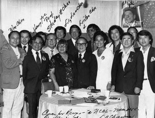 Inside a trailer just before the 1980 presidential elections, Dr. Stanley Chan and Lily Chan were the advisors