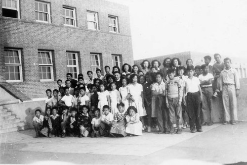 Lily Chan's class at the Catholic Chinese School at Bishop Road School