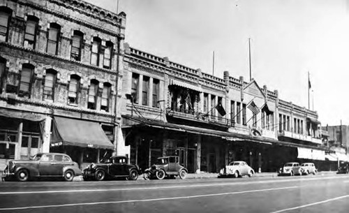 Jeannette Block, and Garnier Building on Los Angeles Street