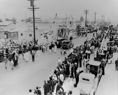 Parade in east Los Angeles