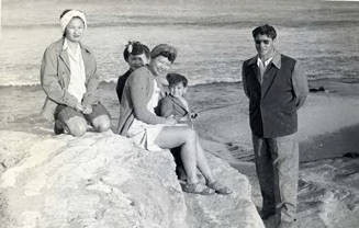 Jake and Dorothy Siu with others in Malibu