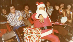 "Kellogg Chan's Christmas," Gerald Jann dressed as Santa Clause