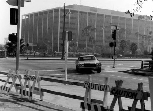 Merced Theater building- photograph of different group and places outside of theater