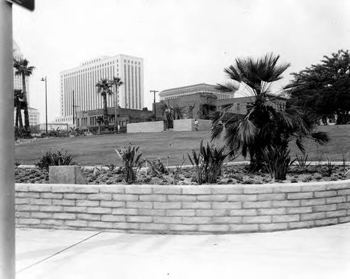 Planter view of Father Serra Park