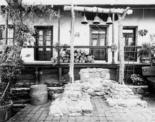 Avila front porch by the bells