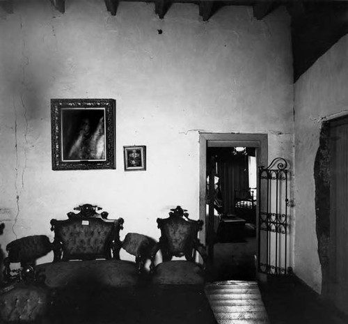 Interior of the Avila Adobe