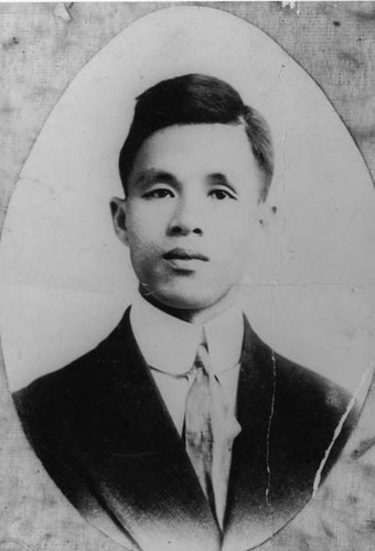 Portrait of Wai Shing Kwok, husband of Ko Po Yung Kwok, father of Esther Kwok Louie