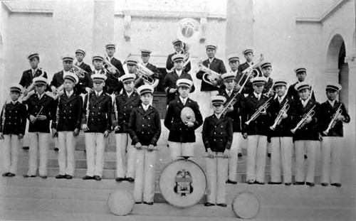 Los Angeles Lodge, Chinese American Citizens Alliance, 1931 Convention Souvenir yearbook, CACA Band, each member I.D. in book