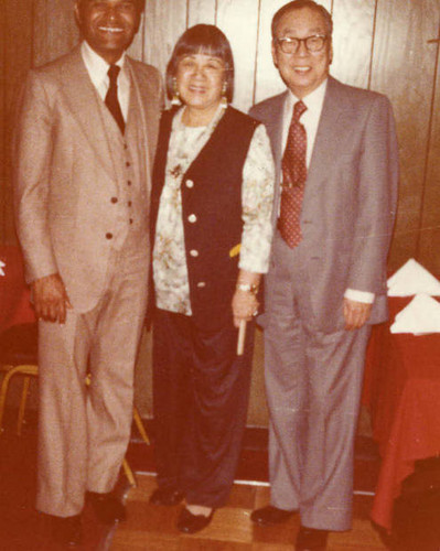 Councilman Billy G. Mills, Lily Lum Chan and Stanley Chan