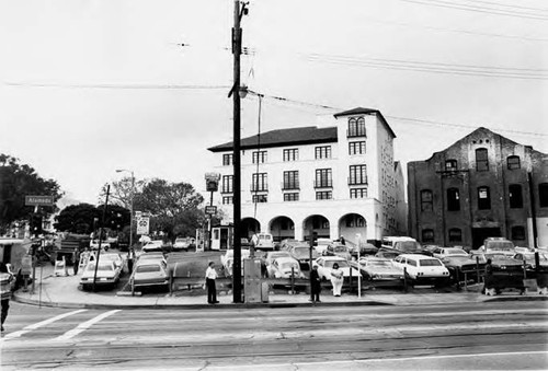 Biscailuz Building, view from Alameda Street