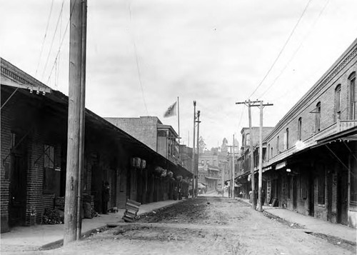 Marchessault Street looking towards Alameda where Union Station is now