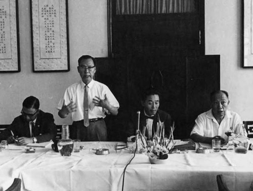 Stanley Chan, chairman of the panel at the R.O.C. Educational Conference in Taiwan. Chinese American international relations