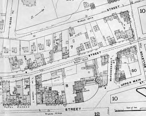 Sanborn map of El Pueblo area