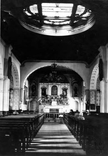 Interior of the Plaza Church