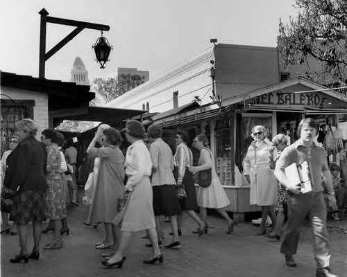 Group of women on Olvera Street