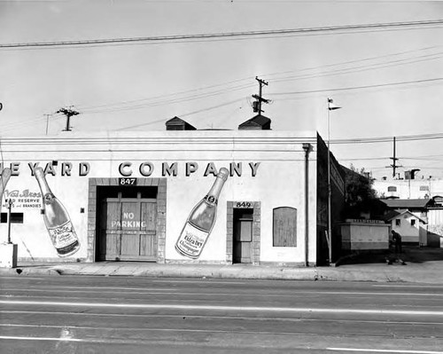 "Yard Company," "847-849," on Alameda Street