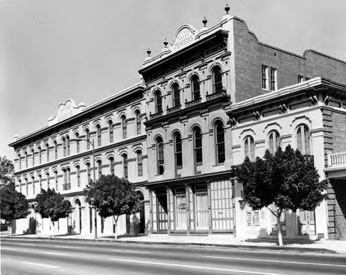 Pico House, Merced Theater, and Masonic Lodge