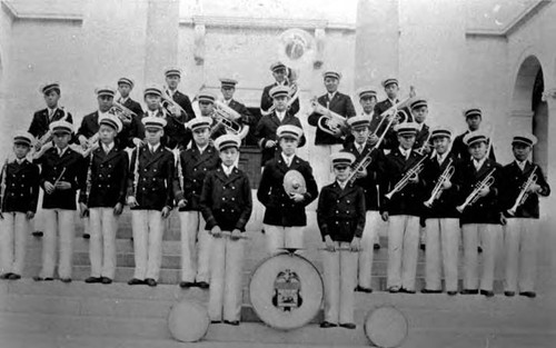 Los Angeles Lodge, Chinese American Citizens Alliance, 1931 Convention Souvenir yearbook, CACA Band, each member I.D. in book