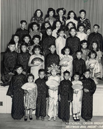 Lily Chan's students from the Catholic Chinese School in Los Angeles