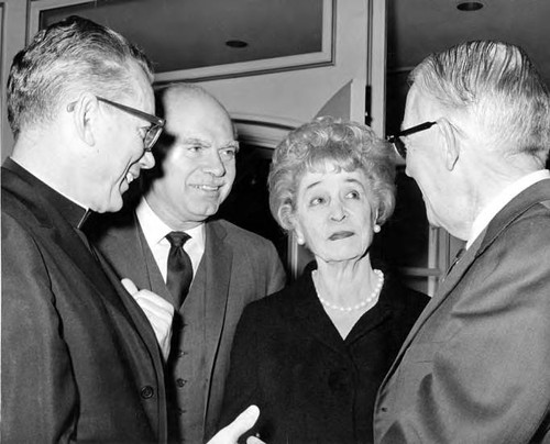 Hernando Courtright with Cardinal Manning, Princess Pignatelli and John Anson Ford