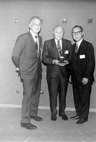 Honoree Professor Stanley Chan for Teachers' Rememberance Day at Al Ambi Hotel in Los Angeles