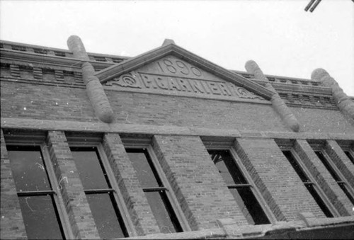 Up close shot of the Garnier building