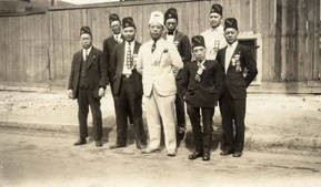 Group photo of Chinese American Citizens' Alliance members, among whom is Y.C. Hong