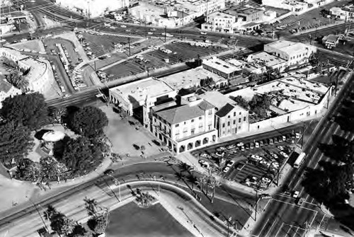 View of the Plaza from above Union Station