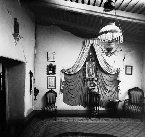 Interior of the Avila Adobe