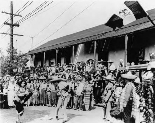 Fiesta de Los Angeles in front of Avila