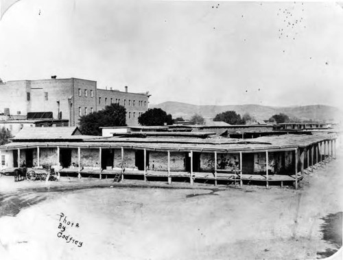 Coronel Adobe at the corner of Arcadia Street and Calle de los Negroes