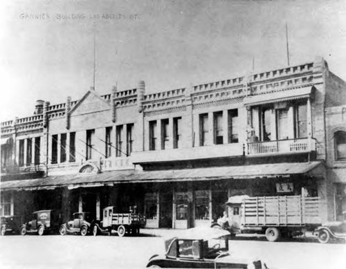 Garnier building on Los Angeles Street- from the Sterling Drawing Room