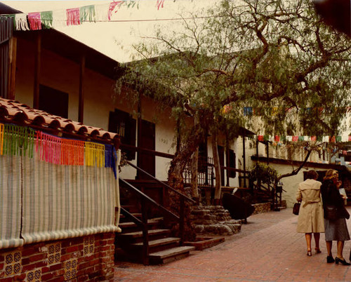 Avila Adobe, Olvera Street facade