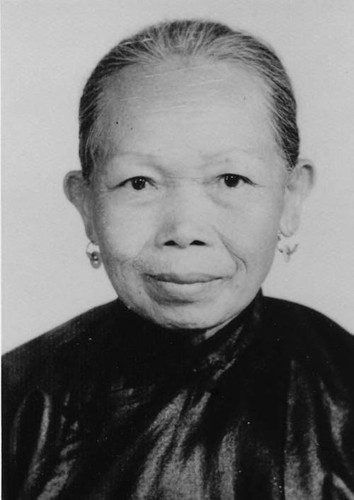 Close-up portrait of George Tong's mother (in China)