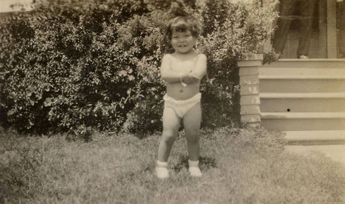 Shirley Siu as a toddler