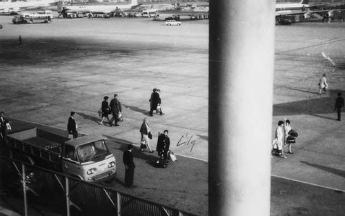 Photo of the Hong Kong airport given to Lily Chan from Margaret and Thomas