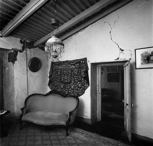 Interior of the Avila Adobe