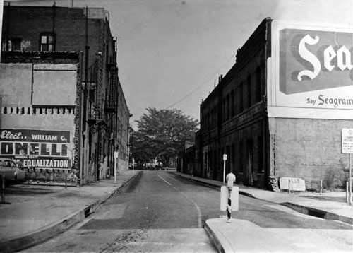 Sanchez Street looking toward the Plaza