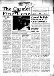 Carmel Pine Cone 1956-04-19